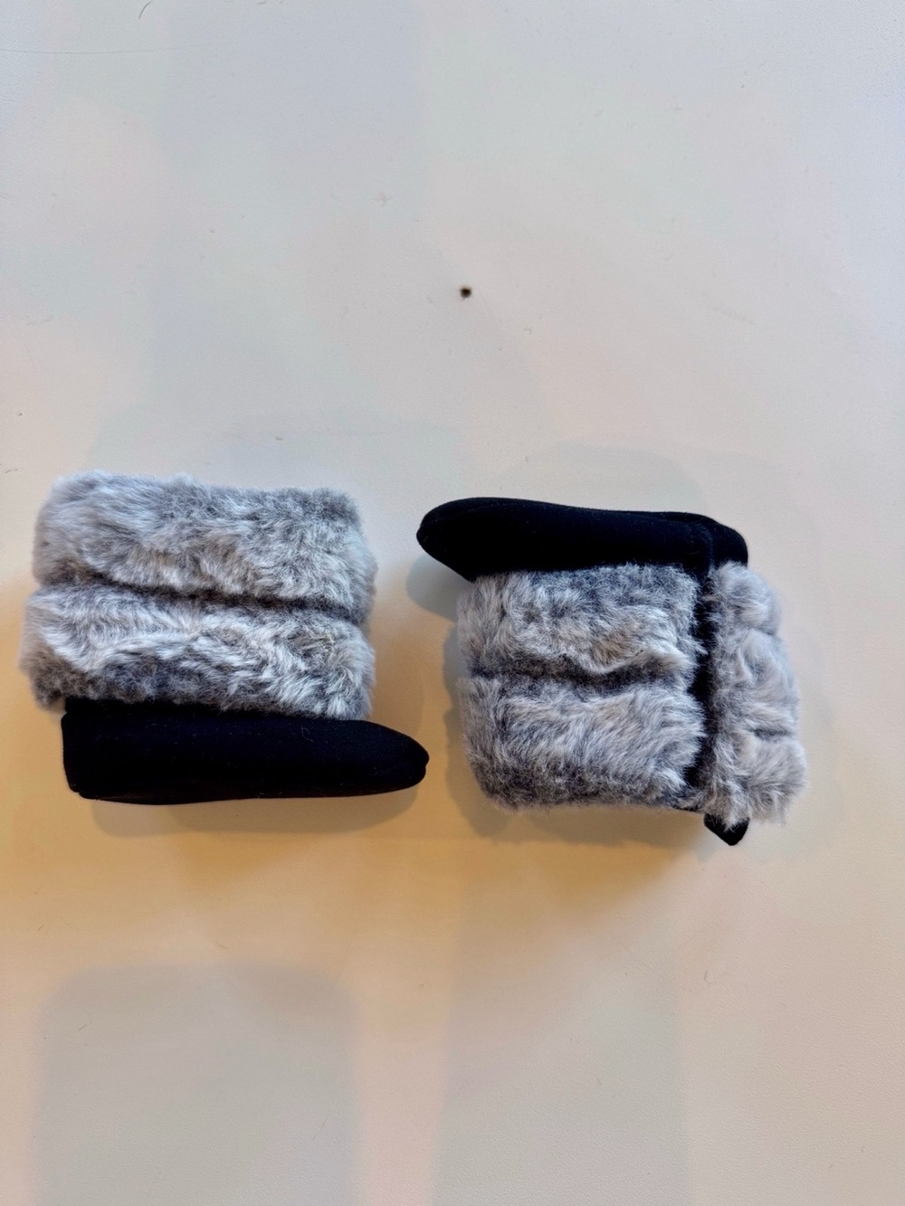 Kids Faux Fur Cuff Boots